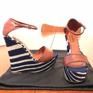 Missoni Platform Wedge Sandals
